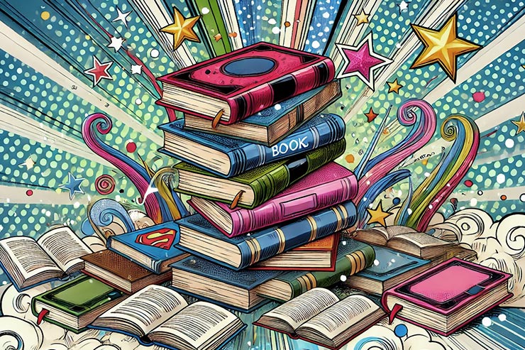 Covers of books partially written or inspired by AI