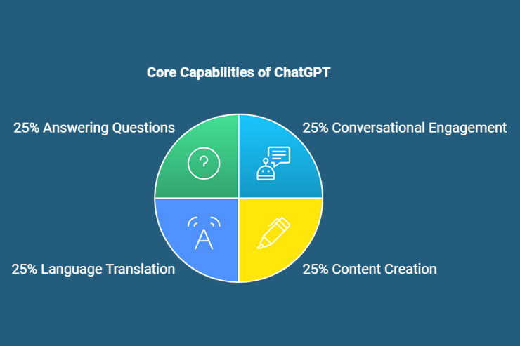 a graphic showing the capabilities of ChatGPT