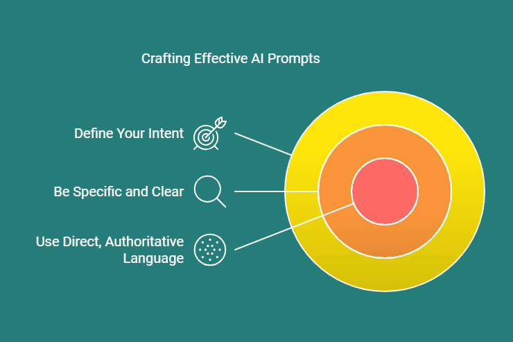 infographic crafting effective Ai prompts