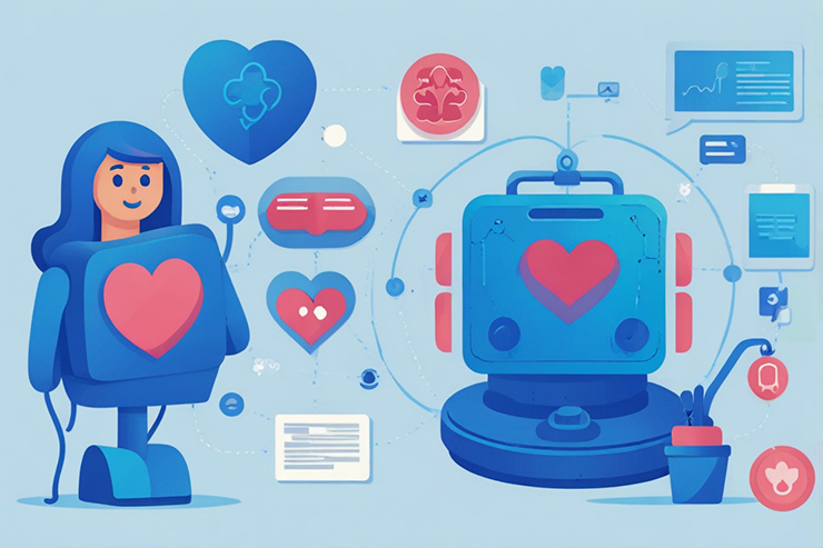 Illustration Dynamic AI Prompting for various Applications