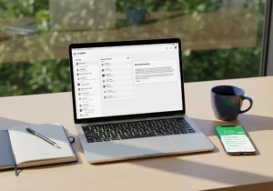 ChatGPT prompts for task automation generating organized task lists on laptop