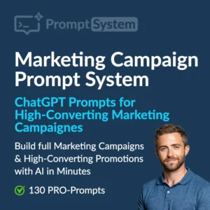 ChatGPT Prompts for Marketing Campaigns PDF cover