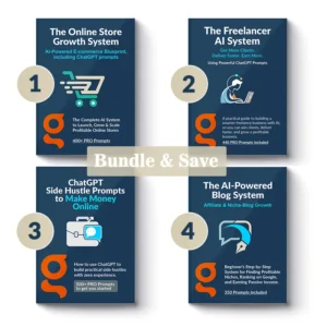 Bundle of 4 PDF prompt systems